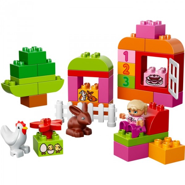 LEGO DUPLO Creative Play Лучшие друзья: курочка и кролик 10571