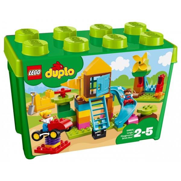 LEGO DUPLO Конструктор ЛЕГО Коробка с кубиками Большая игровая площадка 10864
