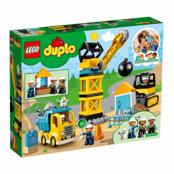 LEGO DUPLO Конструктор Сокрушительный шаровидный таран 10932