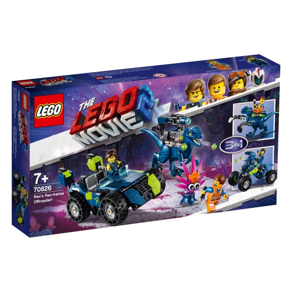 LEGO Movie 2 Конструктор Рэкстремальный внедорожник Рэкса! 70826