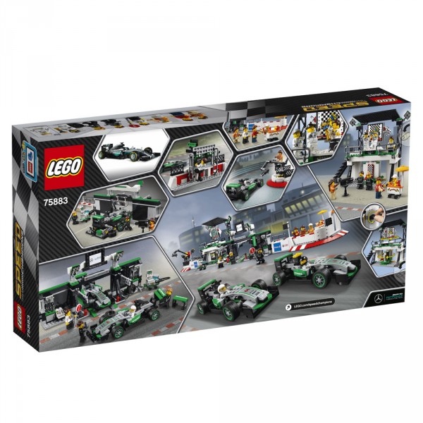 LEGO Speed Champions MERCEDES AMG PETRONAS Formula One™ Tea 75883