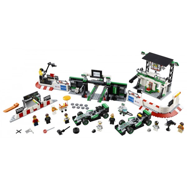 LEGO Speed Champions MERCEDES AMG PETRONAS Formula One™ Tea 75883