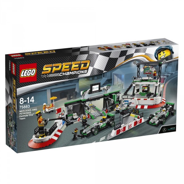 LEGO Speed Champions MERCEDES AMG PETRONAS Formula One™ Tea 75883