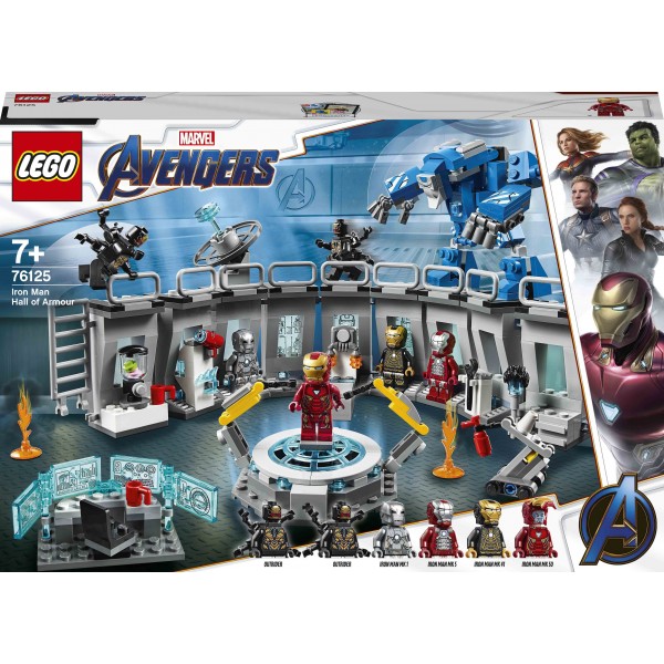 LEGO Super Heroes Конструктор Marvel Лаборатория Железного человека 76125