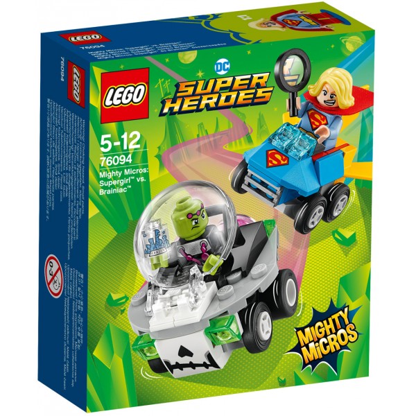 LEGO Super Heroes Конструктор Mighty Micros: Супердевушка против Брейниака 76094