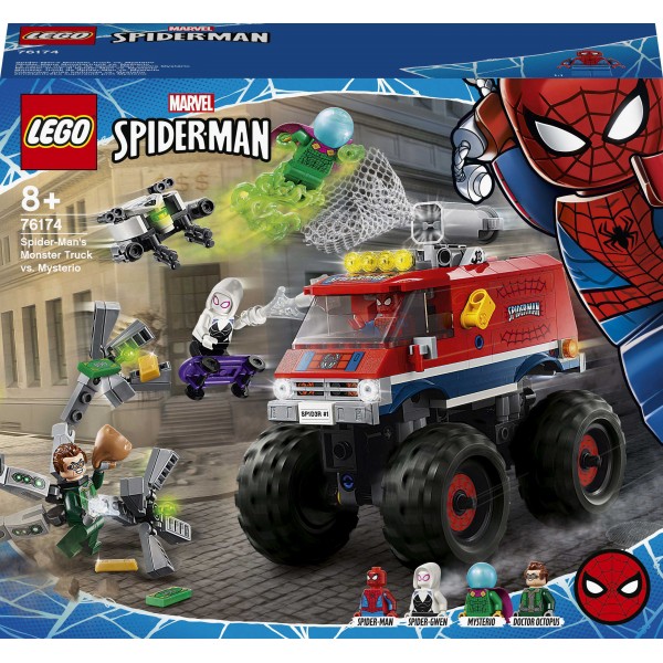 LEGO Super Heroes Конструктор Монстр-трак Человека-паука против Мистерио 76174