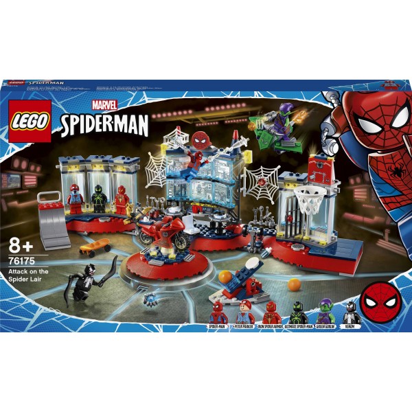 LEGO Super Heroes Конструктор Нападение на мастерскую паука 76175