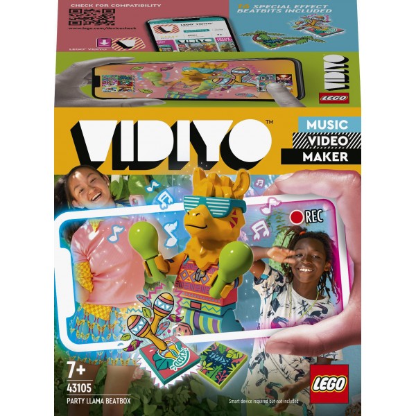 LEGO VIDIYO Конструктор Куб БитБокс Лама-тусовщица Party Llama BeatBox 43105