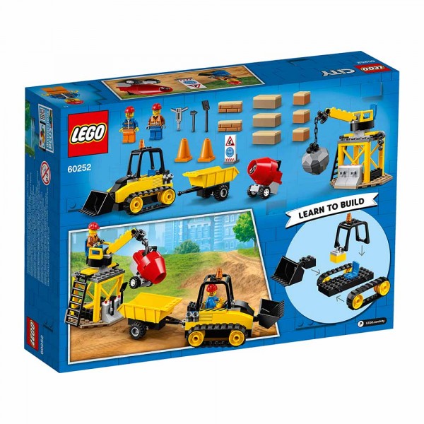 LEGO City Конструктор "Строительный бульдозер" 60252