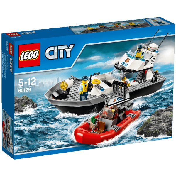 LEGO City Police Полицейский патрульный катер 60129