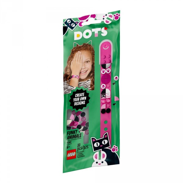 LEGO Dots Конструктор Интересные зверюшки браслет 41901
