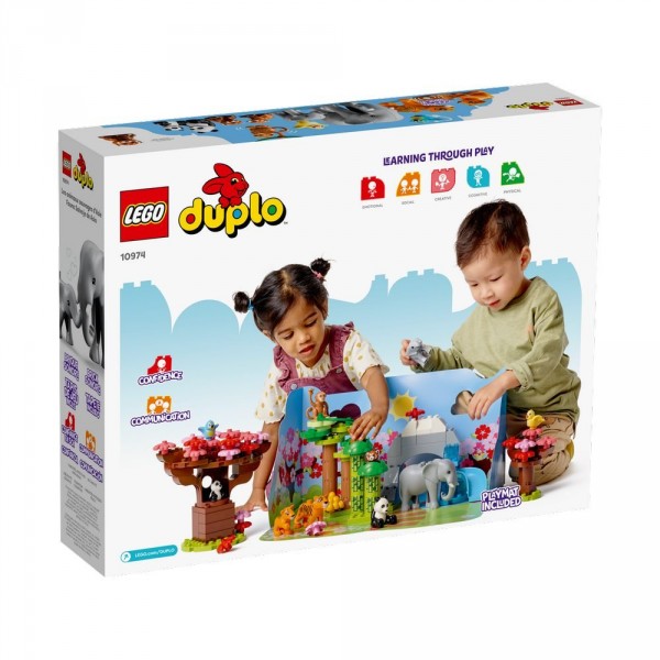 LEGO DUPLO Конструктор Дикие животные Азии 10974