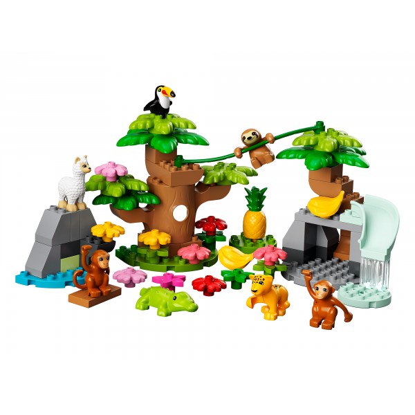 LEGO DUPLO Конструктор Дикие животные Южной Америки 10973