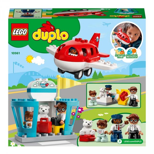 LEGO DUPLO Конструктор Town Самолет и аэропорт 10961