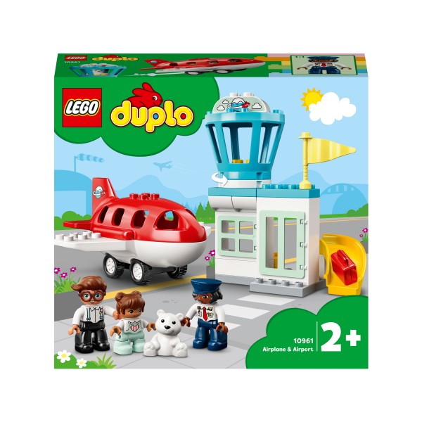 LEGO DUPLO Конструктор Town Самолет и аэропорт 10961