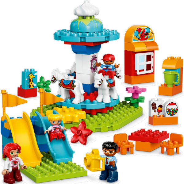 LEGO DUPLO Семейный парк аттракционов 10841