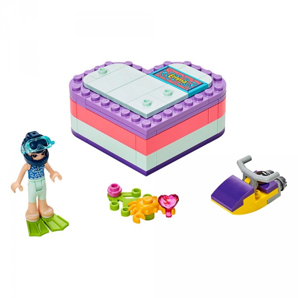 LEGO Friends Конструктор ЛЕГО Летняя шкатулка-сердечко для Эммы 41385