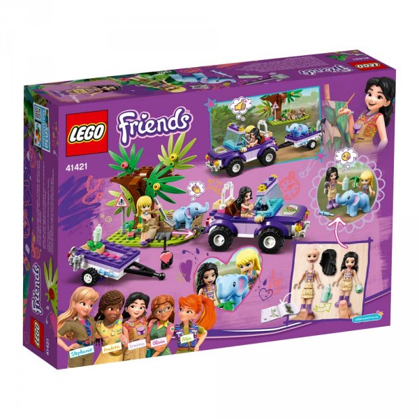 LEGO Friends Конструктор Спасение слоненка в джунглях 41421