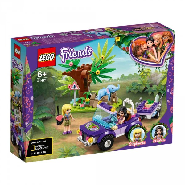 LEGO Friends Конструктор Спасение слоненка в джунглях 41421
