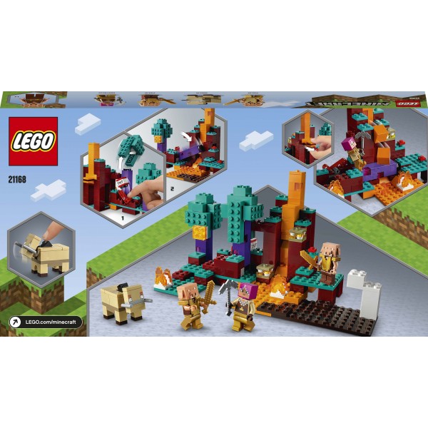 LEGO Майнкрафт (Minecraft) Конструктор Причудливый Искажённый лес 21168