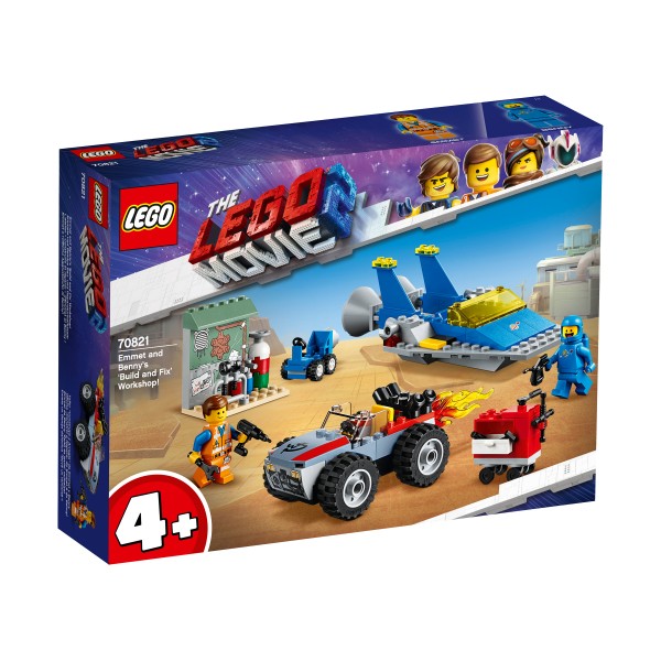 LEGO Movie 2 Конструктор Мастерская Эммета и Бенни «Строй-ремонтируй»! 70821