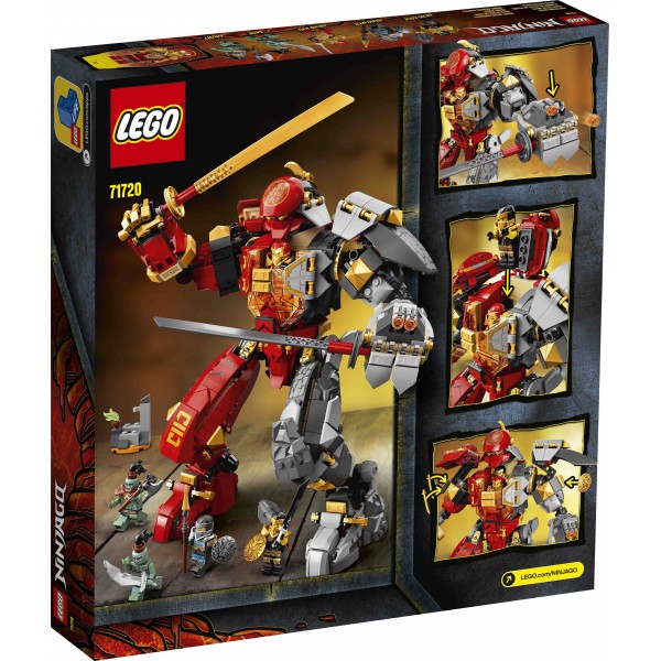 LEGO Ниндзяго (NinjaGo) Конструктор Огнекаменный робот 71720
