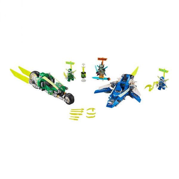 LEGO Ниндзяго (NinjaGo) Конструктор "Скоростные машины Джея и Ллойда" 71709