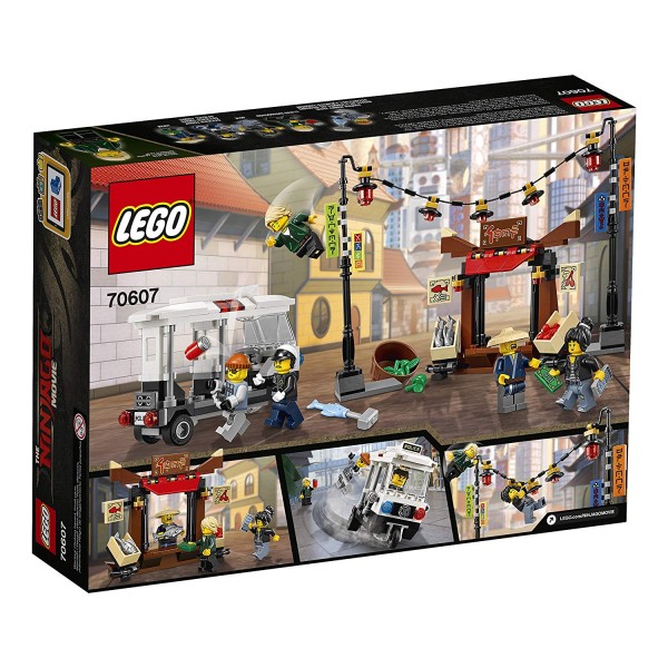 LEGO Ниндзяго (NinjaGo) Ограбление киоска в НИНДЗЯГО Сити 70607