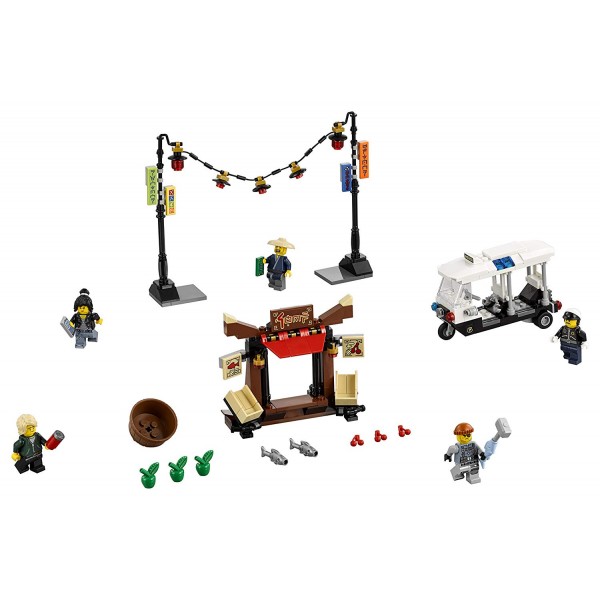 LEGO Ниндзяго (NinjaGo) Ограбление киоска в НИНДЗЯГО Сити 70607