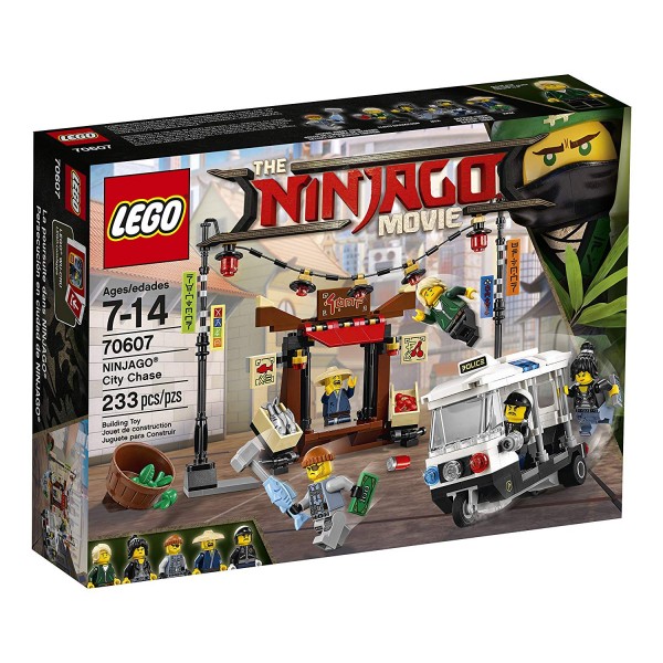 LEGO Ниндзяго (NinjaGo) Ограбление киоска в НИНДЗЯГО Сити 70607