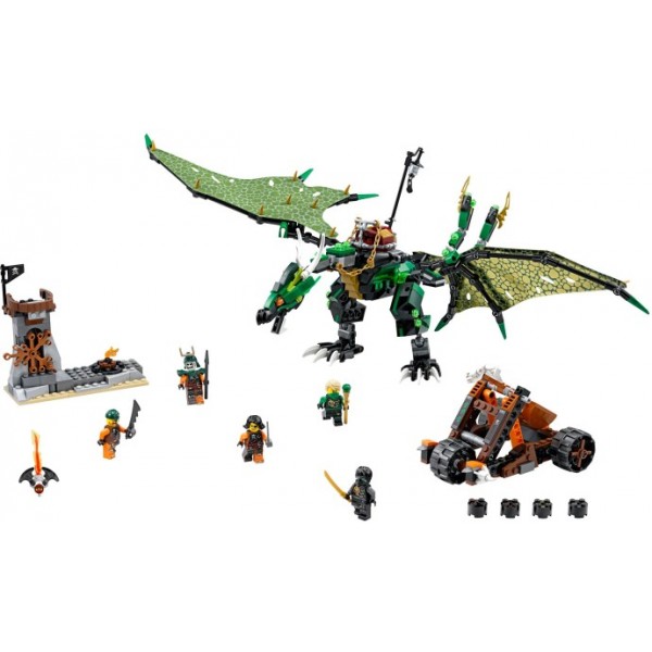 LEGO Ninjago Зелёный Дракон NRG 70593
