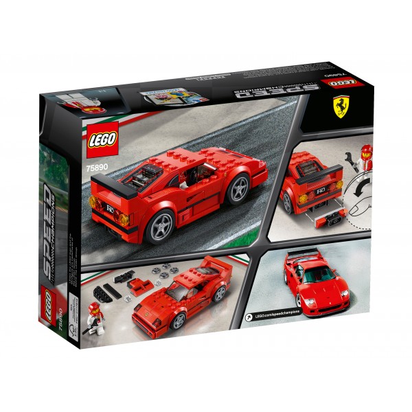 LEGO Speed Champions Конструктор Автомобиль Ferrari F40 Competizione 75890