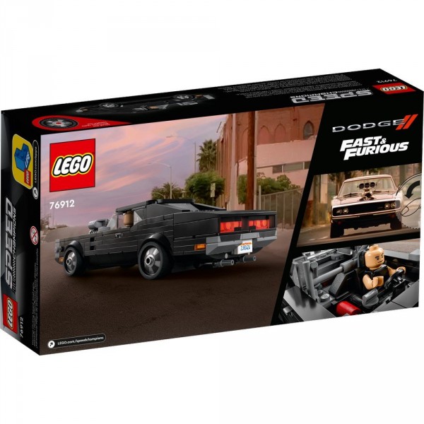 LEGO Speed Champions Конструктор Fast Furious 1970 Dodge Charger R/T 76912
