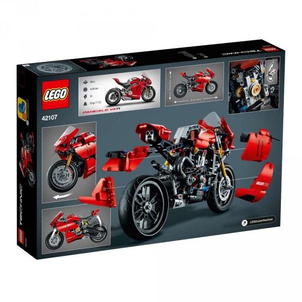 LEGO Technic Конструктор Мотоцикл Ducati Panigale V4 R 42107