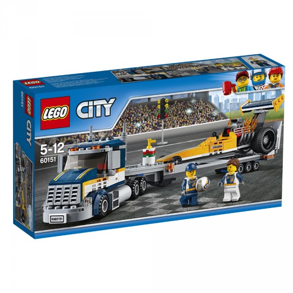 LEGO City Грузовик для перевозки драгстера 60151