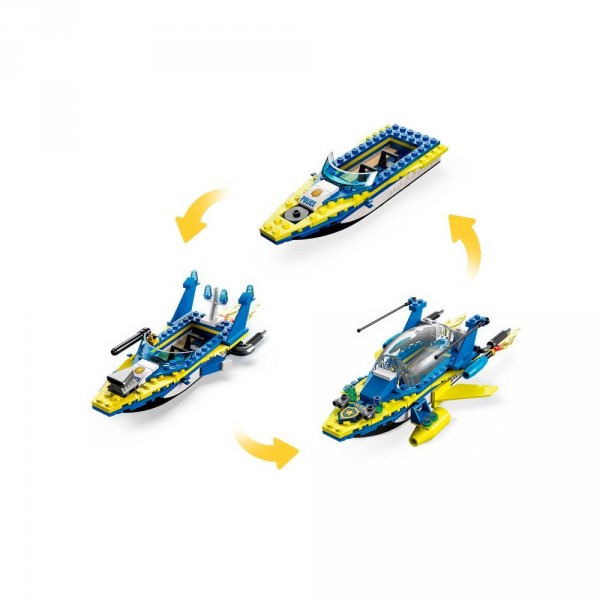 LEGO City Конструктор Детективные миссии водной полиции 60355
