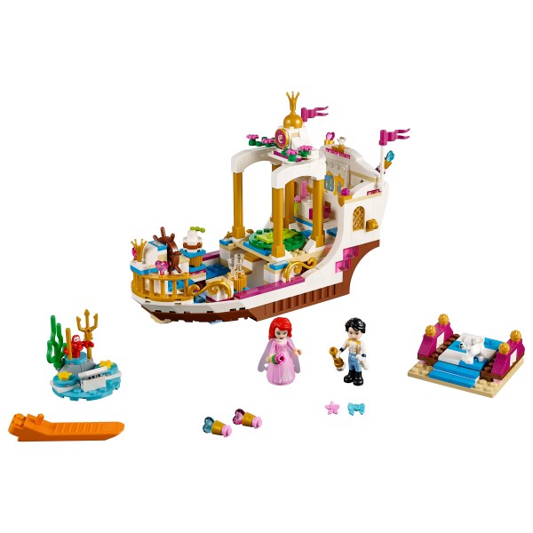 LEGO Disney Princess Конструктор Королівський святковий корабель Аріель 41153