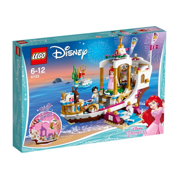 LEGO Disney Princess Конструктор Королівський святковий корабель Аріель 41153