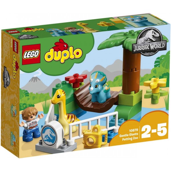 LEGO DUPLO Конструктор Лего"Зоопарк с нежными гигантами" 10879