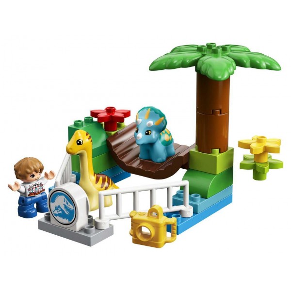 LEGO DUPLO Конструктор Лего"Зоопарк с нежными гигантами" 10879