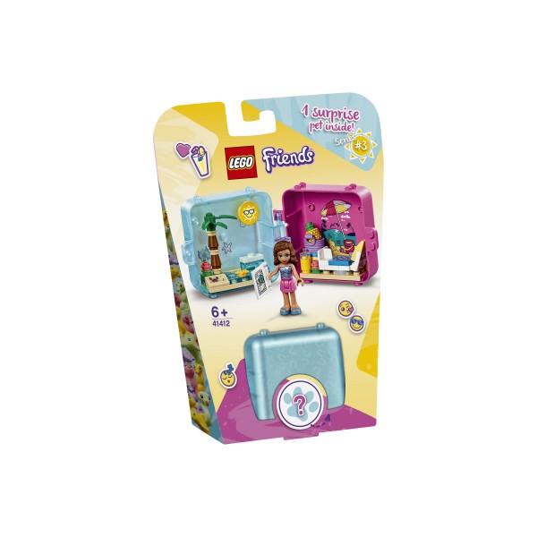 LEGO Friends Конструктор Игровой куб лето с Оливией 41412