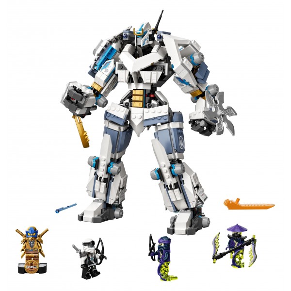 LEGO Ниндзяго (NinjaGo) Конструктор Битва робота-титана Зейна 71738