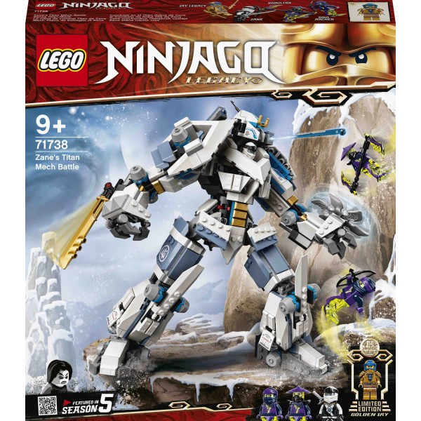 LEGO Ниндзяго (NinjaGo) Конструктор Битва робота-титана Зейна 71738