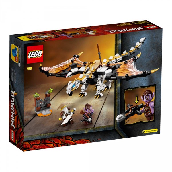 LEGO Ниндзяго (NinjaGo) Конструктор Бойовой дракон Мастера Ву 71718