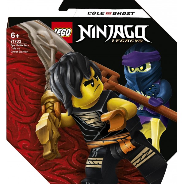 LEGO Ниндзяго (NinjaGo) Конструктор Легендарные битвы: Коул против Призрачного воина 71733