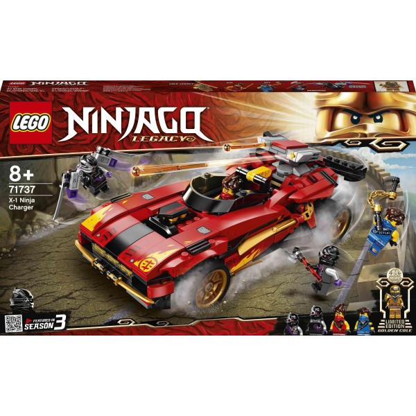 LEGO Ниндзяго (NinjaGo) Конструктор Преследователь ниндзя X-1 71737
