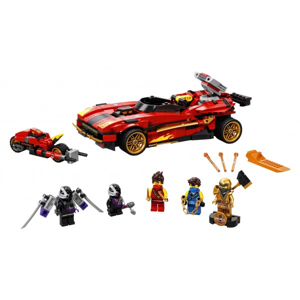 LEGO Ниндзяго (NinjaGo) Конструктор Преследователь ниндзя X-1 71737