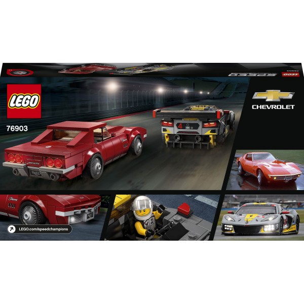 LEGO Speed Champions Конструктор Chevrolet Corvette C8.R Race Car and 1 76903