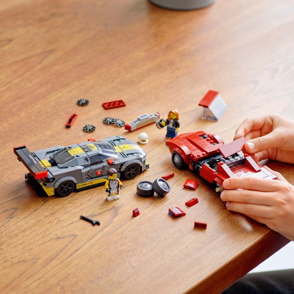 LEGO Speed Champions Конструктор Chevrolet Corvette C8.R Race Car and 1 76903