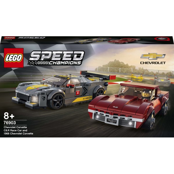 LEGO Speed Champions Конструктор Chevrolet Corvette C8.R Race Car and 1 76903
